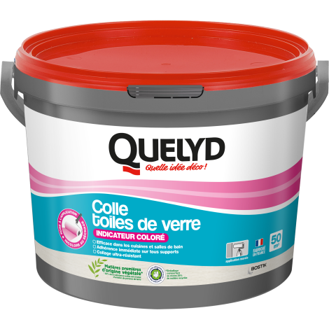 COLLE TOILES DE VERRE AVEC INDICATEUR COLORE